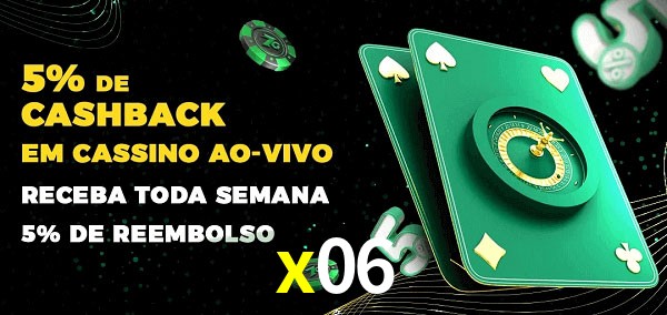 Promoções do cassino ao Vivo x06